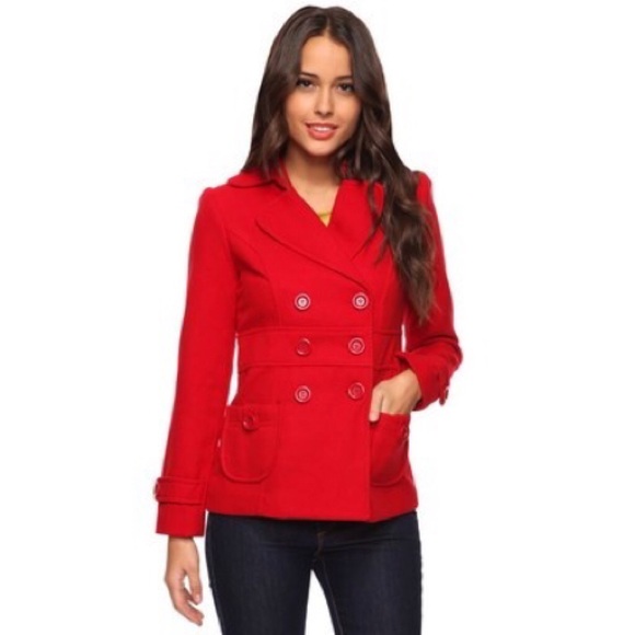 Forever 21 Button Tab Coat - Picture 2 of 4